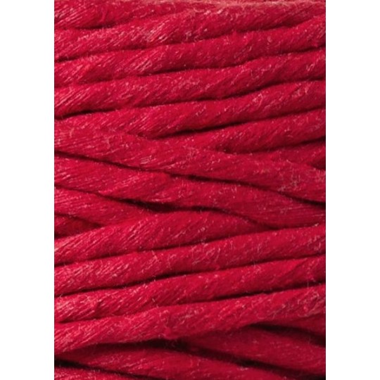 Хлопковый шнур для макраме Bobbiny Classic red 5мм