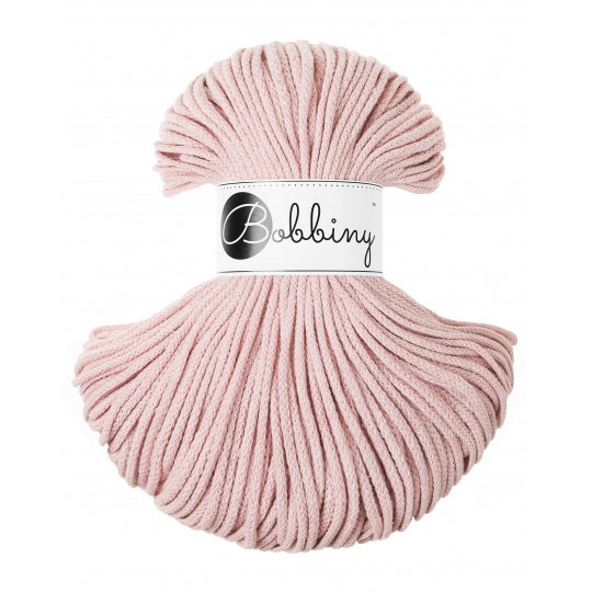 pastel_pink (2) Бавовняний шнур Bobbiny Pastel pink 3мм